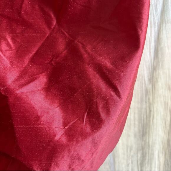 Jenny Yoo Collection 100% Silk Mini Dress Short Strapless Pink Bow Belt Size 6 - Picture 4 of 10